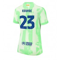 Camiseta Barcelona Jules Kounde #23 Tercera Equipación Replica 2024-25 para mujer mangas cortas